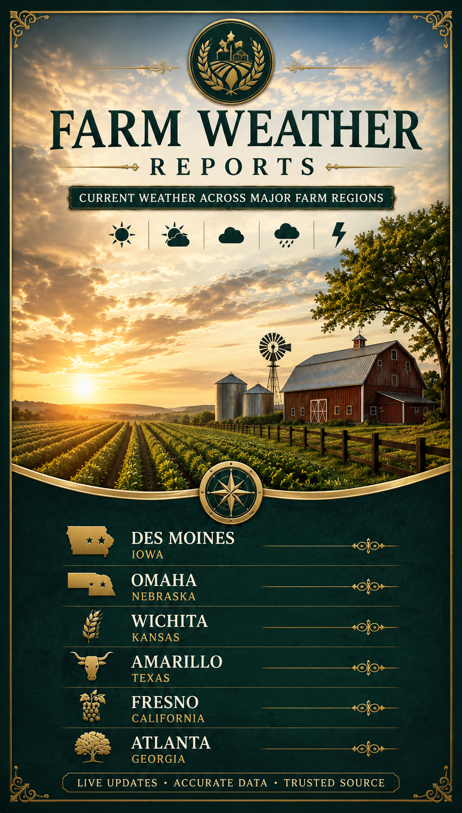 FeedBunk Farm Weather Reports